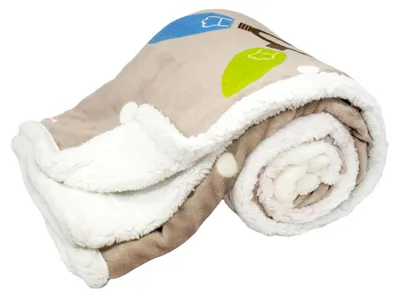 Obrázek produktu pro ARÔME HOME Mikroflanelová deka, Winter Glow hnědá