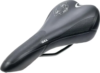 Produktbild von Fahrrad Sattel WITTKOP Mars Gel Herren Saddle City Bike Schwarz
