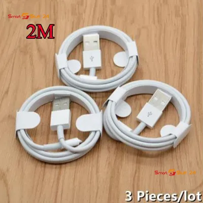 Produktbild von 3X 2M iPhone Ladekabel Datenkabel für iphone 6 7 8 X XS XR 11 12 13 Pro iPad