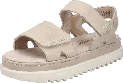 Produktbild von Rieker Damen-Sandalette Perl-Beige, Farbe:beige/schlamm, EU Größe:40