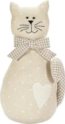 Produktbild von Spotted Dog Gift Company®️ Türstopper Tier - Dekorativer Katzen-Türstopper Sack für den Boden - Schwerer Stoff - Türsack 1,5 kg - Katzendekoration und Geschenk für Katzenliebhaber