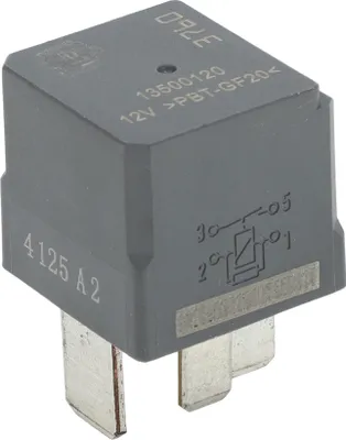 Produktbild von Leistungsrelais Nr. 13500120 - Kühlmitteltemperatursensor / Relais zur Steuerung des Kühlerlüfters - 12V 4 Pin für Buick Regal 2011-2017 Kunststoff Grau - 1 Stk