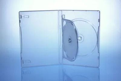 Produktbild von 100 DVD Hüllen / Farbe: transparent / 3er 3fach DVD Box