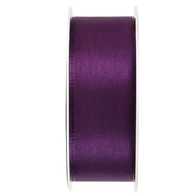 Produktbild von Taftband, Schleifenband mit Webkante 40mm lila 50m Rolle (1m=0,22EUR) Goldina
