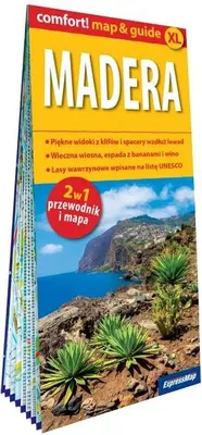 Zdjęcie produktu dla Madera; laminowany map&guide (2w1: przewodnik i mapa)