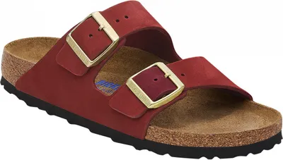 Produktbild von Birkenstock Arizona Weichbettung Nubukleder Damen Pantolette, Größe:41 EU