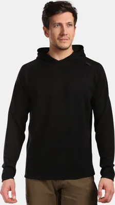 Produktbild von Herren-Wollpullover mit Kapuze Kilpi MOSEO-M, SCHWARZ, Größe S