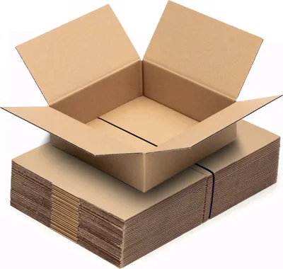 Produktbild von 80x Faltkarton 280 x 280 x 80 mm Versandkarton 1 wellig Paket Karton Faltschachtel