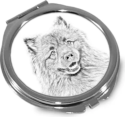 Immagine prodotto di Art-Dog Specchietto da borsa – Keeshond