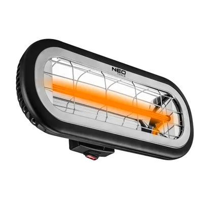 Image de Chauffage infrarouge NEO TOOLS 90-032, 2000W, IP65, lampe ambre à faible éblouissement, pour le chauffage des sols et des planchers