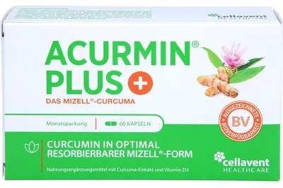 Produktbild von ARCUMIN PLUS+ Das Mizell-Curcuma Kapseln, 60 St. Kapseln