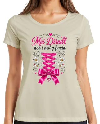 Immagine prodotto di Non ho trovato il dirndl. Pantaloni in pelle da , stile bavarese, per donna, maglietta, colore naturale, taglia 3XL