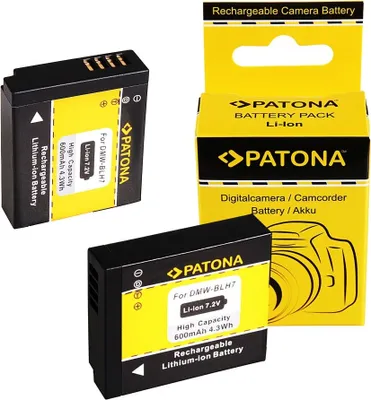 Produktbild von ARLI SET: 2x Akku für Panasonic DMC-GM1 DMW-BLH7E GM1 BLH7E