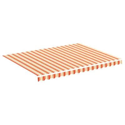 Produktbild von vidaXL Markisenbespannung Gelb und Orange 4x3 m