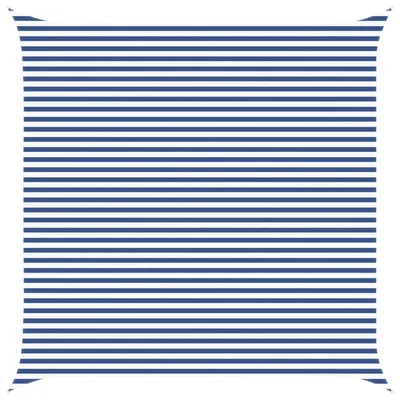 Immagine prodotto di Tenda da sole vidaXL blu e bianca 5 x 5 m, 100% poliestere Oxford