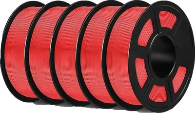 Image de Filament 3D, inodore, haute résistance, PETG rouge cerise