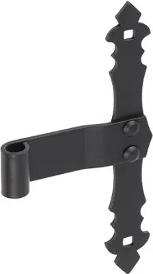Produktbild von DMX - Ladenband Torband Dekoratives Rahmenscharnier schwarz - ZRO