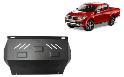 Produktbild von Kühlerschutz für unten aus Stahl für Fiat Fullback