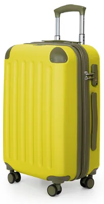 Immagine prodotto di HAUPTSTADTKOFFER - Spree - Bagaglio a mano valigia trolley bagaglio a mano valigia a guscio rigido, estensione 4 ruote doppie LIMITED EDITION TSA, 55 cm, 42 litri,Lemon