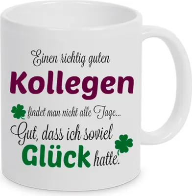 Produktbild von TassenKing - Einen guten Kollegen... - Tasse - Kaffeebecher - Tasse mit Spruch