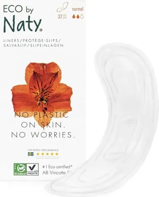 Image de Eco by Naty, serviettes hygiéniques, normales, 32 pièces