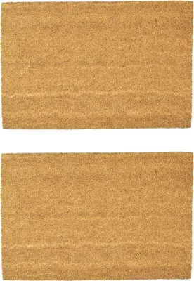 Produktbild von Nicola Spring Kokosfaser-Fußmatten – 90 x 60 cm – klassisch – 2er-Pack