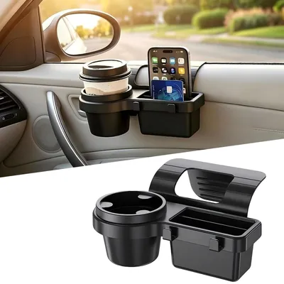 Imagen del producto de Soporte 2 en 1 para vaso y teléfono para coche