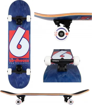 Produktbild von Birdhouse B logo Navy/Red 7.75 Komplettboard