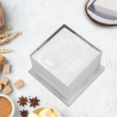Zdjęcie produktu dla Prasa do tofu, domowa maszyna do tofu, trwała prostokątna forma do tofu ze stali nierdzewnej 304