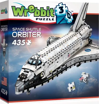 Obrázek produktu pro Wrebbit Puzzles Space Shuttle - Orbiter, 435 kusů, Vesmír, 14 rok/roky
