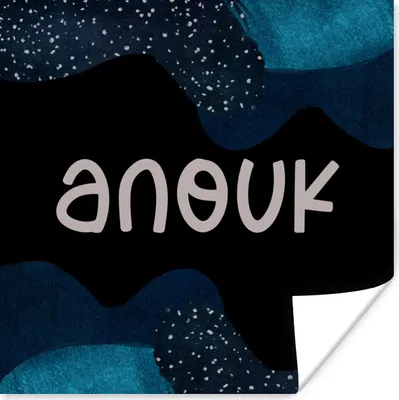 Produktbild von MuchoWow® Poster Anouk - Pastell - Mädchen 75x75 cm - Wand Dekoration
