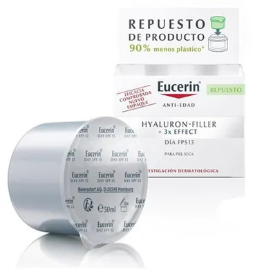 Obrázok produktu pre Eucerin Hyaluron Filler Day Dry Skin SPF15 náplň 50 ml