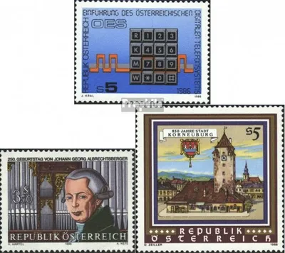 Produktbild von Briefmarken Österreich 1986 Mi 1838,1839,1840 (kompl.Ausg.) gestempelt Sondermarken