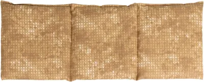 Produktbild von Kirschkernkissen 20x50cm groß 3-Kammer. batik-gold. Wärmekissen Körnerkissen. batik-gold