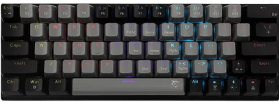 Produktbild von White Shark WAKIZASHI 2 mechanische Gaming-Tastatur, blau SW, US-Layout, grau-schwarz (GK-002721V2)