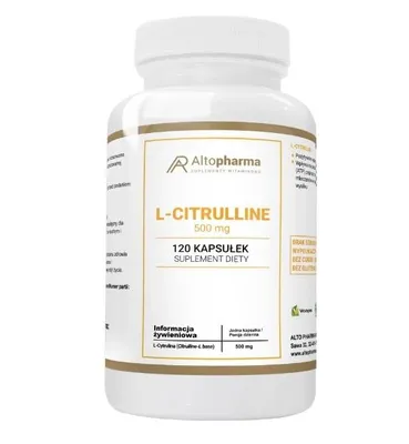 Produktbild von ALTO PHARMA L-Citrullin 500 mg – 120 Kapseln, vegan, Aminosäure