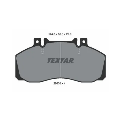 Produktbild von Textar Bremsbeläge vorne für Mercedes T2 Vario
