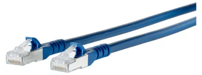 Produktbild von METZ CONNECT 1308452044-E, 2 m, Cat6a, S/FTP (S-STP), RJ-45, RJ-45, Blau