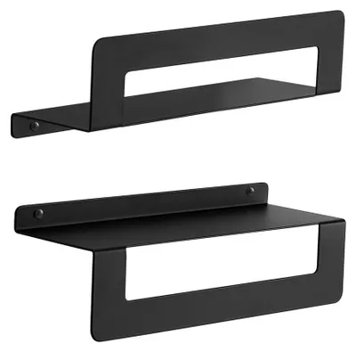 Imagen del producto de CLEO - Soporte para toallas de pared (con plato), 300 mm, mate
