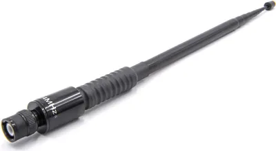 Produktbild von vhbw Universal Antenne für diverse Funkgeräte z.B. kompatibel mit Yaesu uvm. - Ausziehbar, 23 cm - 99 cm, BNC Stecker Schwarz