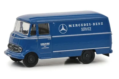 Produktbild von Schuco Mercedes-Benz L319, Lieferwagen-Modell, Vormontiert, 1:87, Mercedes-Benz L319, Männlich, Blau
