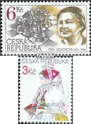 Produktbild von Briefmarken Tschechien 1996 Mi 102,104 (kompl.Ausg.) postfrisch Mencikova