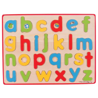 Obrázok produktu pre Bigjigs Toys Malá anglická abeceda s obrázkami