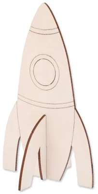 Immagine prodotto di Kit di razzi in legno a innesto per bambini a partire da 4 anni.