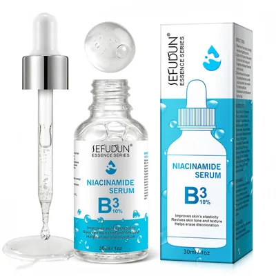 Produktbild von Gesichtsserum Niacinamide Hyaluronsäure B3 10% Haut Face Serum Microneedling 30ml