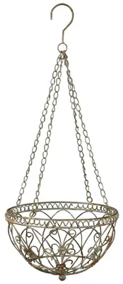 Image de Corbeille à suspendre Gris Ø 30 cm