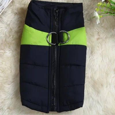 Obrázek produktu pro Nepromokavá bunda pro psy oblečky pro domácí mazlíčky vesta zimní kabát mackintosh zelená XL