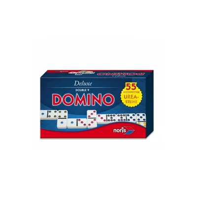 Image de Noris Spiele Deluxe Doppel 9 Domino ; 606108003