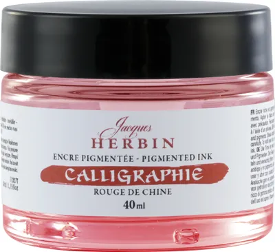 Produktbild von Jacques Herbin 3x Pigmentierte Kalligrafietine 40ml 11327T
