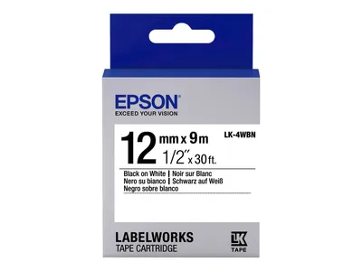 Image de Epson Label Cartridge Standard Black/White 12mm (9m) ruban d'étiquette